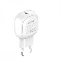 Мережевий зарядний пристрій 27W | 1C - Ldnio A1206C White