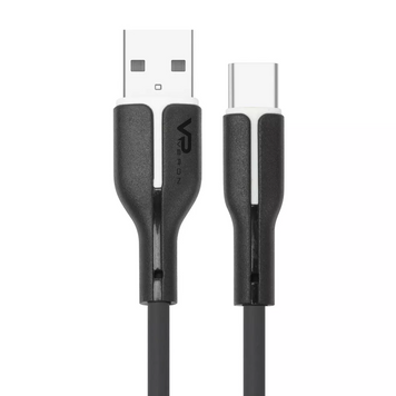 Кабель USB C 3A (1m) &mdash; Veron SC06 Silicon &mdash; Black