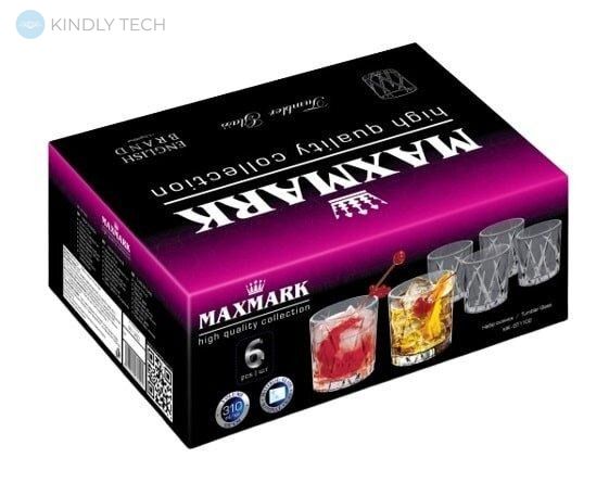 Набор стаканов с резным узором Maxmark MK-GT1102 310 мл 6 шт