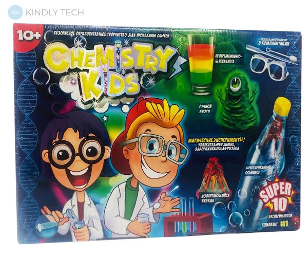 Розважальний Набір для дослідів Chemistry Kids №1