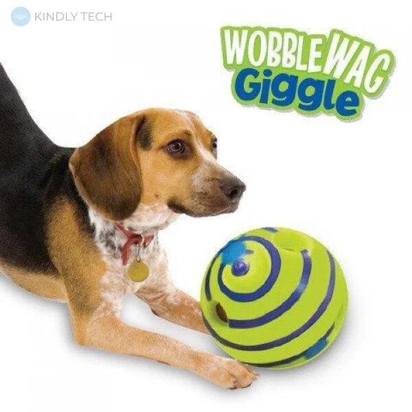 Мяч для игры с собакой Wobble Wag Giggle