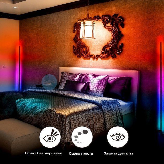 Угловая напольная лампа Corner Light Цвет - микс EL -2185