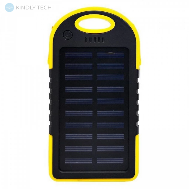 Повербанк Solar Charger 10000 mAh на сонячній батареї з LED ліхтариком Power Bank, В асортименті