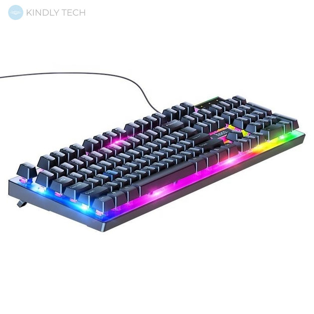 Игровая проводная клавиатура с мышкой Gaming Combo HOCO GM18 с RGB подсветкой