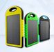 Повербанк Solar Charger 10000 mAh на сонячній батареї з LED ліхтариком Power Bank, В асортименті