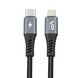 Кабель USB C to Lightning 20W (0.25m) — Veron CL09s Nylon