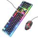 Игровая проводная клавиатура с мышкой Gaming Combo HOCO GM18 с RGB подсветкой