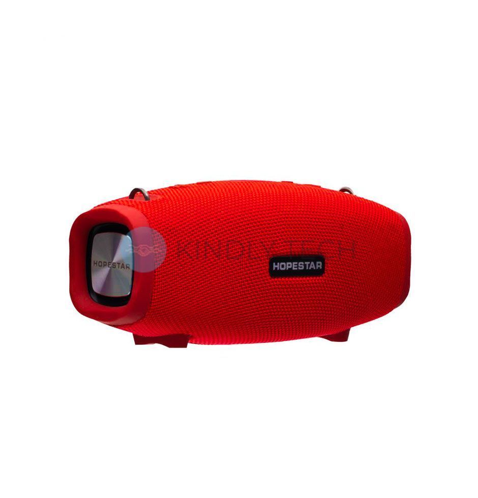 Портативна бездротова колонка Bluetooth Hopestar H41, Red