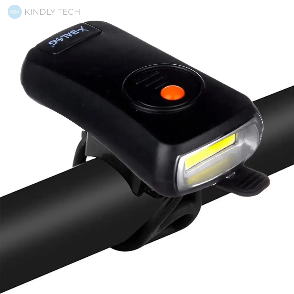 Ліхтарик велосипедний зі стопом X-Balog BL-908 COB