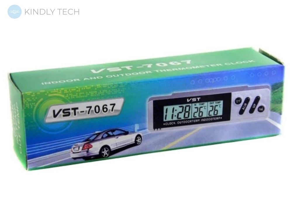 Автомобільний годинник VST-7067