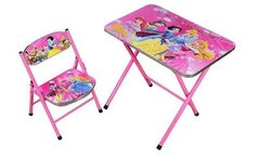 Дитячий складаний столик і стілець Bambi A19-MERM принцеси Дісней