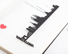 Закладка для книг «Барселона», Чорний