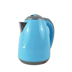 Электрический пластиковый чайник с металлической колбой Masterberg NAC-008 2 л., Голубой