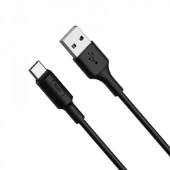 Кабель USB C 2A (1m) — Hoco X25 — Black