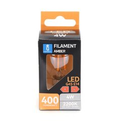 Світлодіодна філаментна лампа Aigostar E14 G45 4W 2200K, 400Lumen