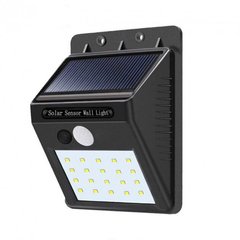 Настенный уличный светильник на солнечной панели с датчиком движения Solar Powered 20 Led Wall Light