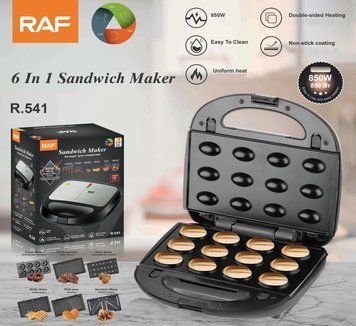 Сэндвичница-гриль мультимейкер универсальный бытовой RAF R.541 850W