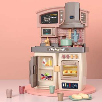 Ігровий набір Кухня kitchen Counter SUIT (2 в 1), Рожевий