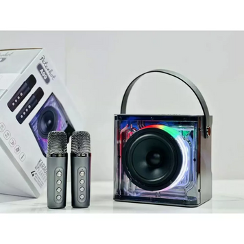 Bluetooth колонка с микрофонами, Караоке-колонка 227 &mdash; White