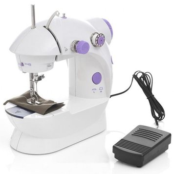 Швейная машинка с блоком питания и педалью 4в1 Mini Sewing Machine FHSM-202