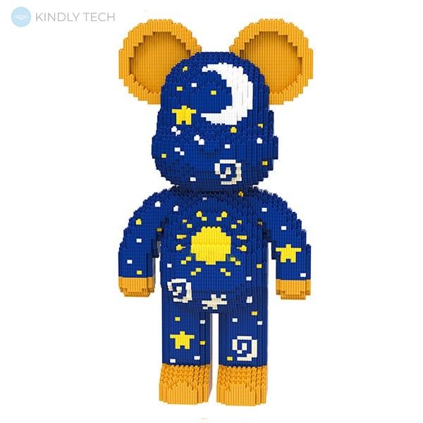 Конструктор Magic Blocks у вигляді ведмедика Bearbrick «Stars» 40 см 3110 деталей