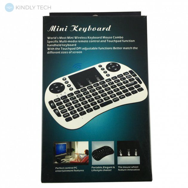 Беспроводная мини клавиатура с тачпадом UKC i8