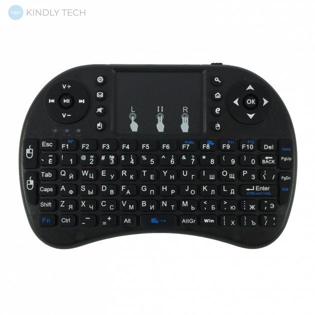 Бездротова міні клавіатура з тачпадом UKC i8