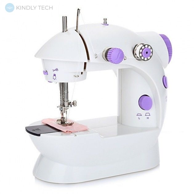 Швейна машинка з блоком живлення та педаллю 4в1 Mini Sewing Machine FHSM-202