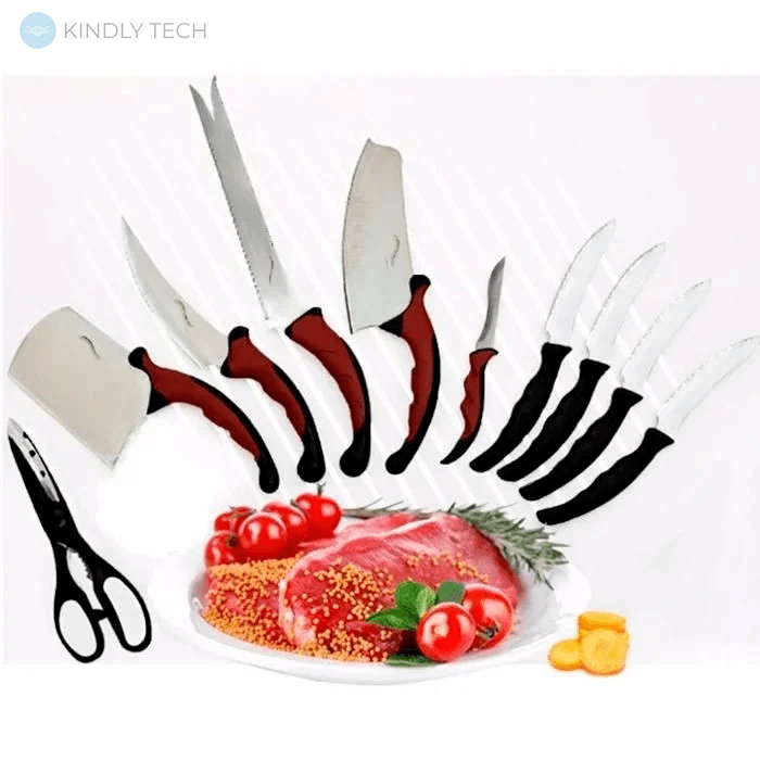 Набір кухонних ножів 10 предметів Contour Pro Knives