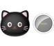 Практичний Bluetooth-трекер HOCO E91 Tiger, 4 шт., Apple Find My, до 12 місяців,Чорний