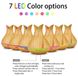 Большой увлажнитель воздуха-ночник Humidifier с подсветкой 7 цветов (светлое дерево)