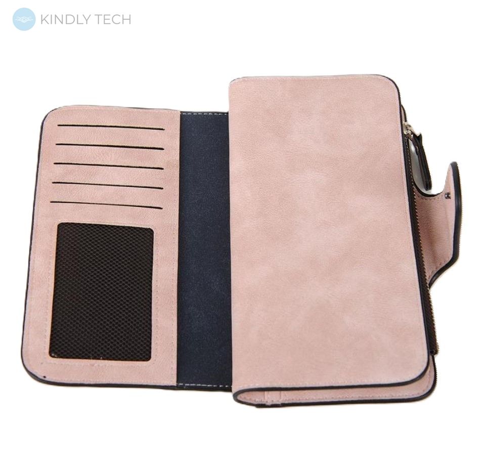 Жіночий гаманець клатч Baellerry N2345, Рожевий