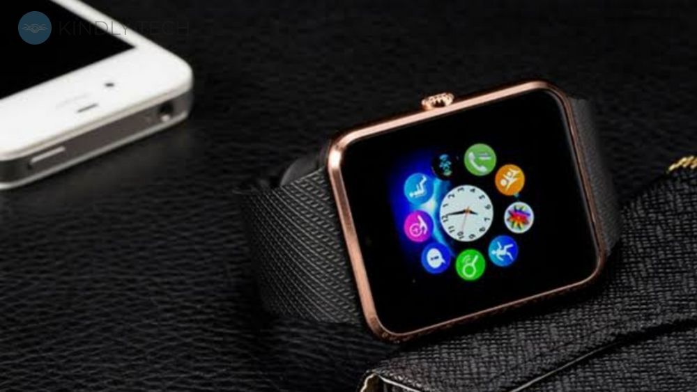 Розумний наручний смарт годинник Smart Watch GT08 з камерою, Golden