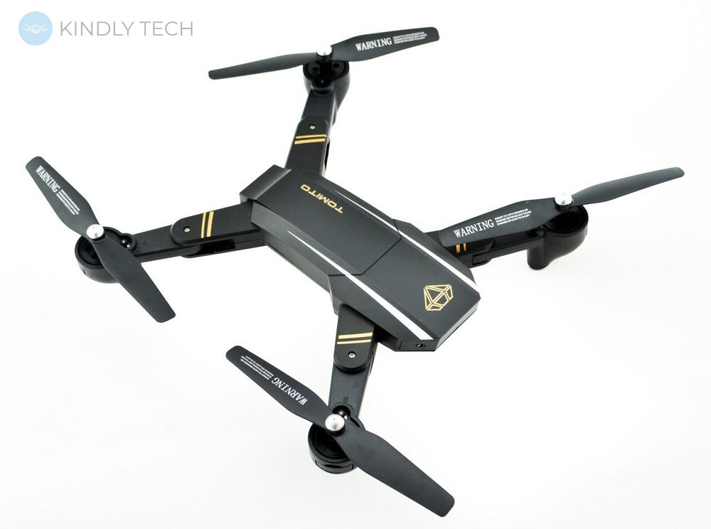 Квадрокоптер дрон Phantom D5H Pro з WIFI камерою Чорний
