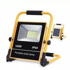 Переносной фонарь прожектор на солнечной батарее Solar lamp Battery 11000 MAH