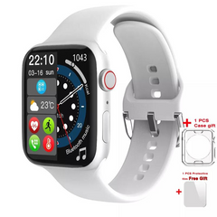Умные смарт часы Smart Watch IWO W17 Series 7 с большим дисплеем и разговорным динамиком, Белый