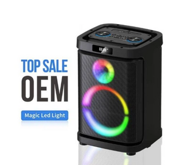 Потужна Bluetooth-колонка Gedi-G GD-1019 30 Вт із 10", RGB та двома радіомікрофонами