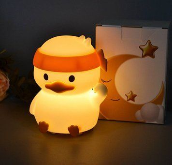Нічний LED світильник силіконовий Качки з акумулятором