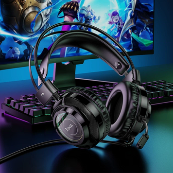 Наушники игровые HOCO W110 Resource gaming headphones Black
