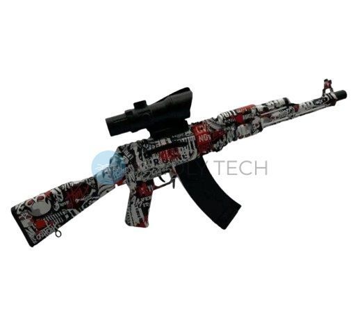 Електрична іграшка автомат LT253767 з орбізами, AK-47 DIY