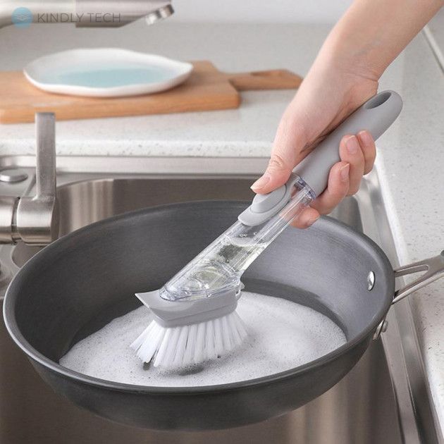 Щітка для миття посуду з дозатором миючого засобу DTMA