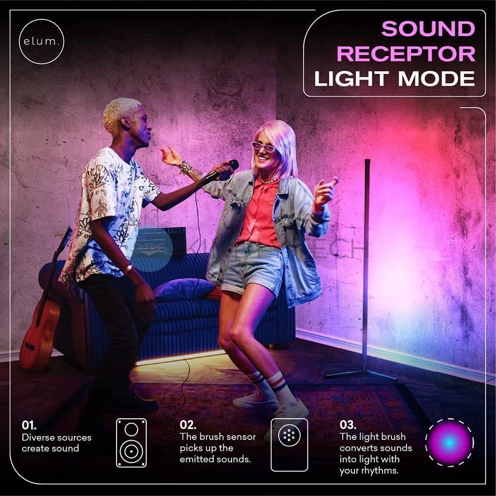 Угловая напольная лампа Corner Light Цвет - микс EL -2187