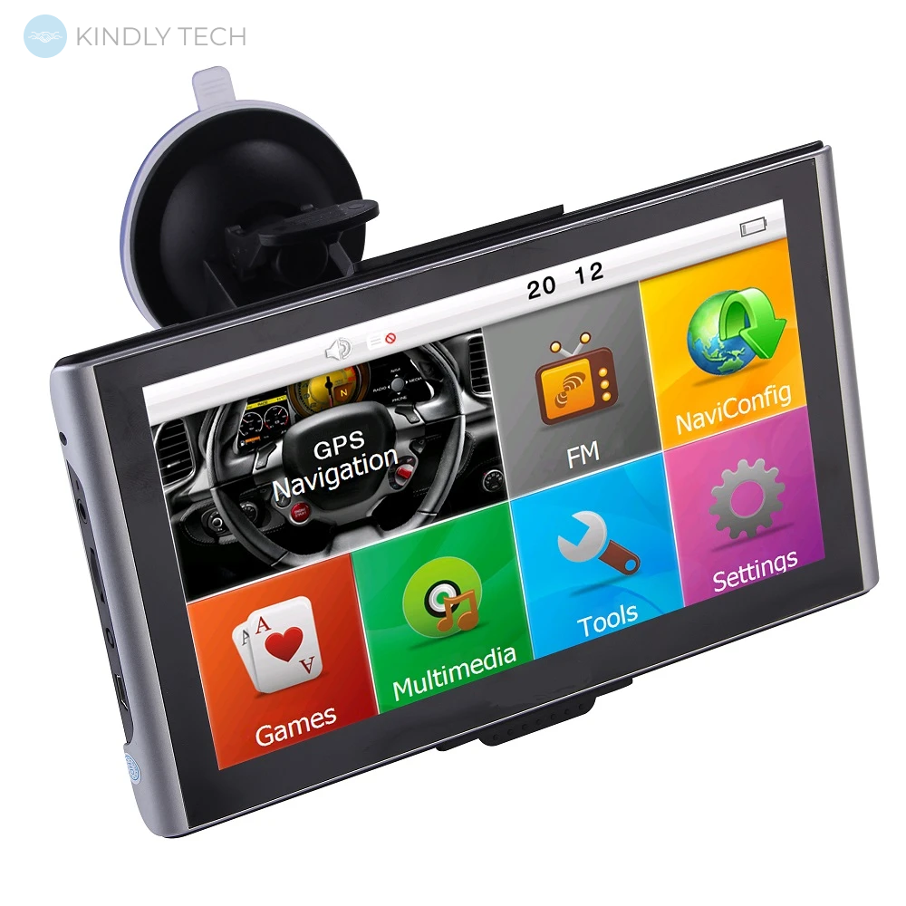 Автомобильный навигатор GPS 7" Windows FM + 8Gb + DDR 256M Q8