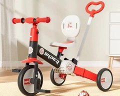 Детский велосипед беговел Ocie Balance Bike Super 2в1 Красный