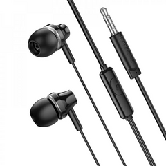 Дротові навушники вкладиші 3.5mm — Borofone BM74 Singer — Black