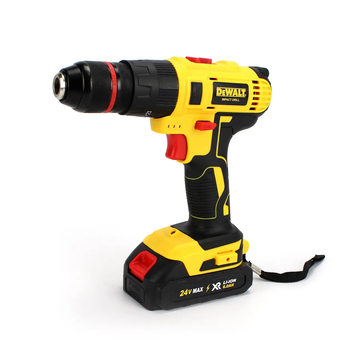 Ударный шуруповерт DeWALT DCD796NT (24V, 6AH) с металлическим патроном 13мм.