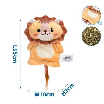 Игрушка для кошек Львенок с кошачьей мятой