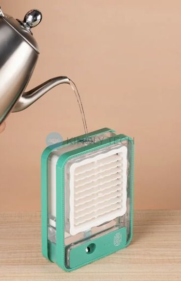 Настольный мини-вентилятор с USB и функцией увлажнения 4-скорости JISULIFE