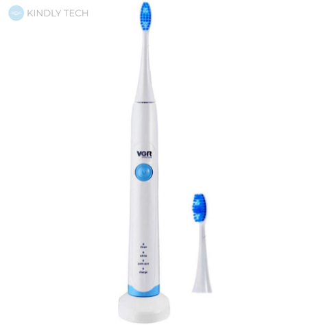 Электрическая аккумуляторная зубная щетка Electric Massage Toothbrush VGR V-801