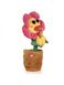 Мягкая игрушка - повторюха SUNROZ танцующий поющий цветок-саксофонист, pink
